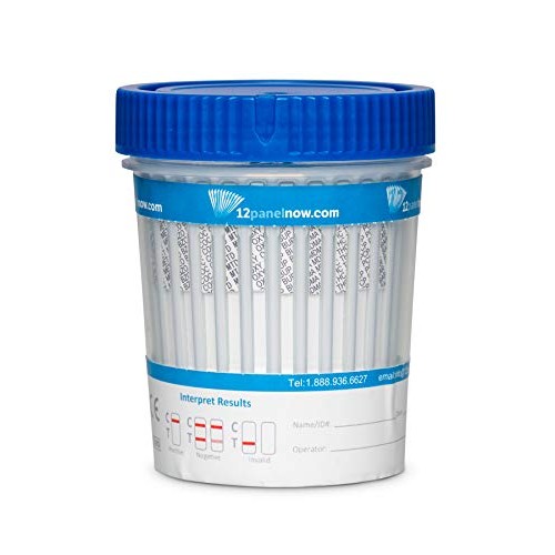 25 Pack 14 Panel Drug Testing Kit, Tests up to 14 Different Dru...