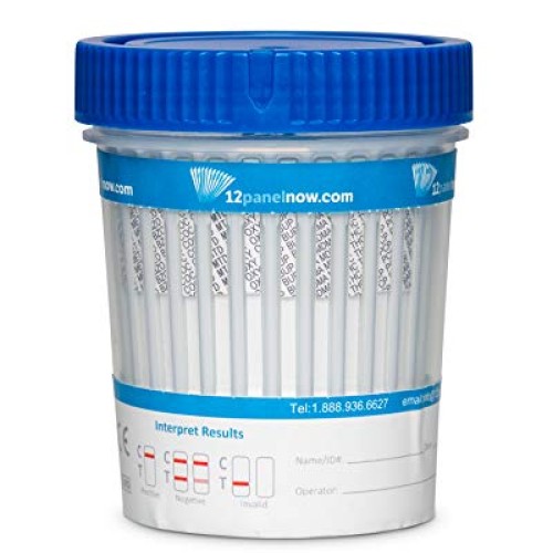 25 Pack 14 Panel Drug Testing Kit, Tests up to 14 Different Dru...