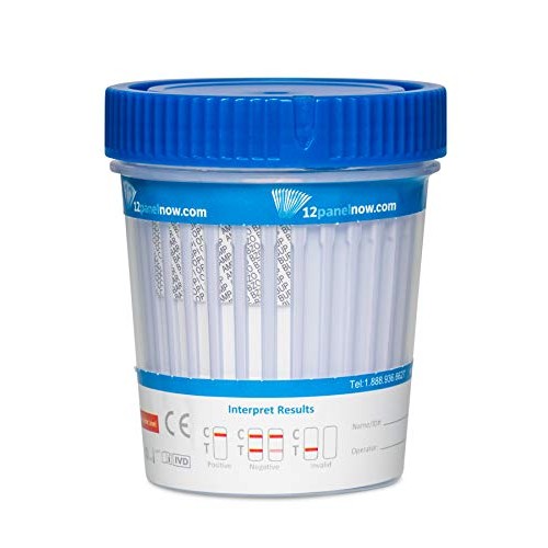 25 Pack 14 Panel Drug Testing Kit, Tests up to 14 Different Dru...