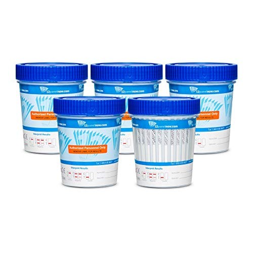 25 Pack 14 Panel Drug Testing Kit, Tests up to 14 Different Dru...
