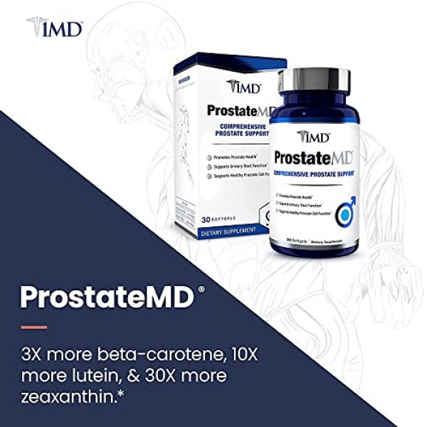 1MD ProstateMD Saw Palmetto Prostate Support Supplement - Support...