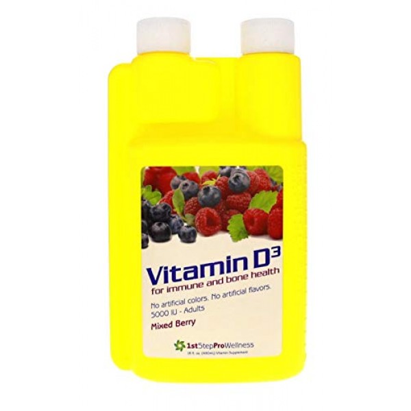 1st Step For Energy Liquid Vitamin D3 Mixed Berry