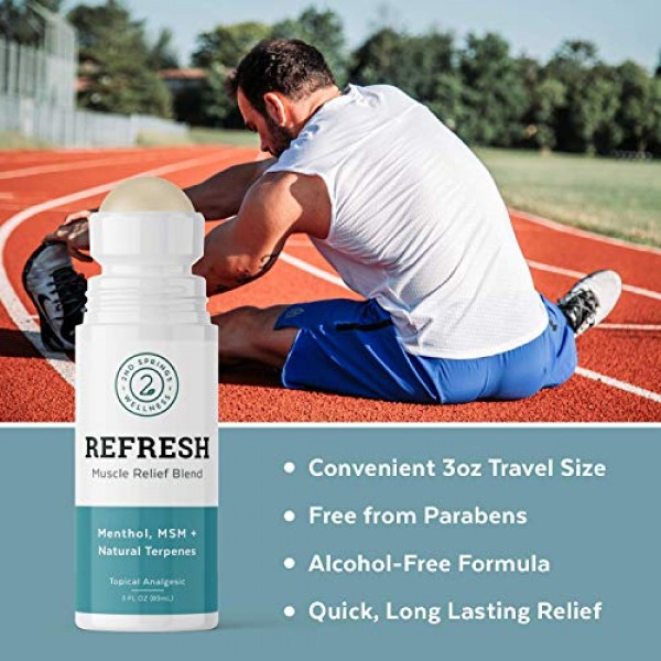 2nd Springs Refresh Muscle Relief Blend Topical Pain Reliever Ana...