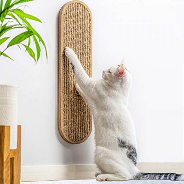 7 Ruby Road Wall Mounted Cat Scratching Post - Floor or Wall Moun...