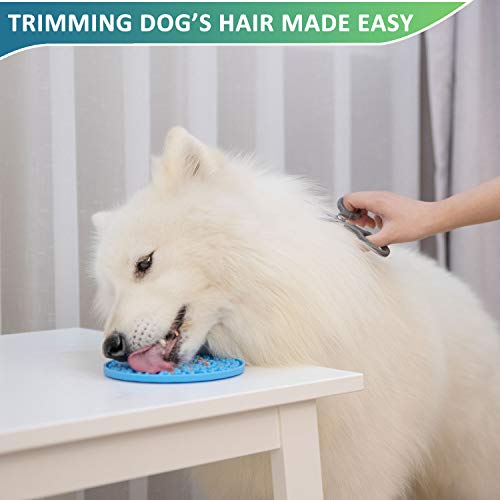 7SUOKITO 2 Pack Dog Lick Mats with a Silicone Spatula, Slow Feede...