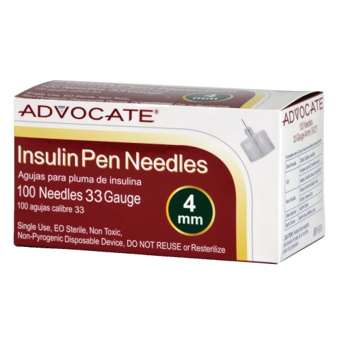 Advocate Pen Needle 33G 4mm 5/32