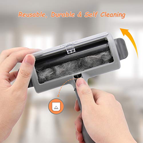 A/A JUNWESEM Pet Hair Remover for Furniture/Bed, Reusable Dog Hai...