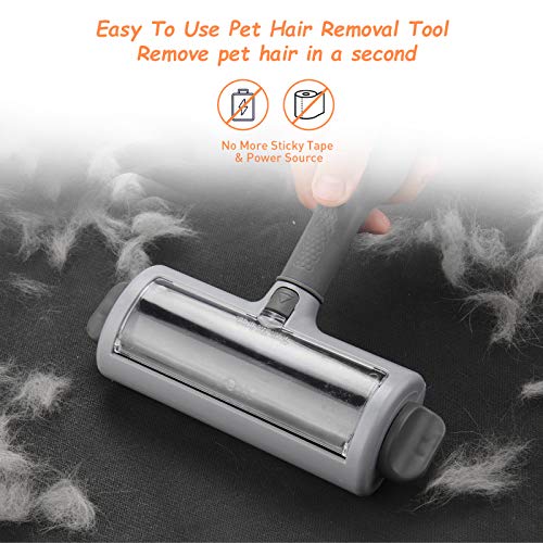 A/A JUNWESEM Pet Hair Remover for Furniture/Bed, Reusable Dog Hai...