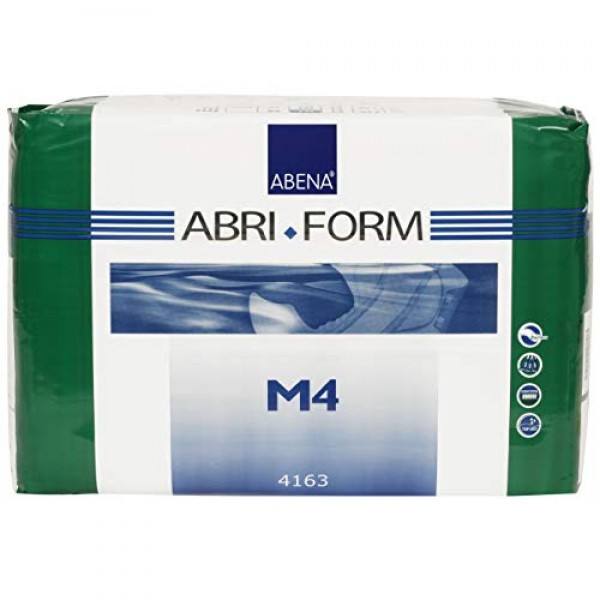 Abena Abri-Form Comfort Plastic-Backed Briefs, Level 4, Medium, 1...
