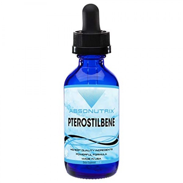 Absonutrix Pterostilbene 300 mg 4 Fl Oz 120 Servings per Bottle M...