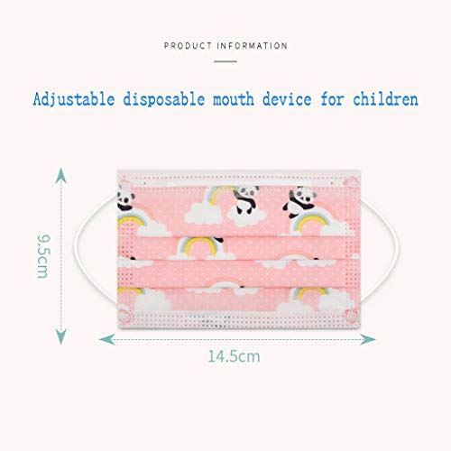 acction 3 Ply Disposable Childrens Print Cartoon Face Bandana Mà...
