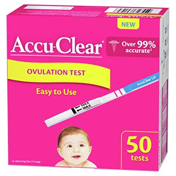 Accu-Clear Ovulation Test Strips Predictor Kit– Over 99 Accurate1...