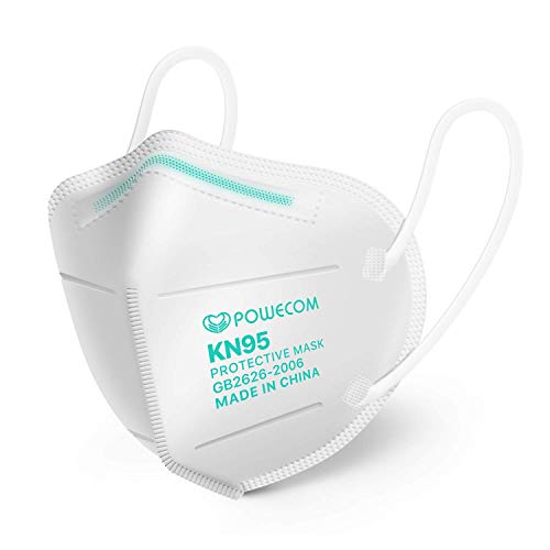 Powecom 10-Pack KN95 Face Mask Appendix A Authorized Respirator...
