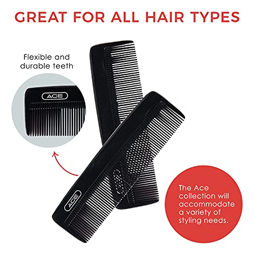 GOODY Ace Classic Bobby Pocket and Purse Hair Comb - 5 Inch, Blac...