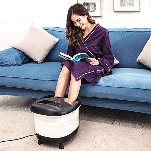 ACEVIVI Foot Spa Bath Massager with Massage Rollers and BallsMot...