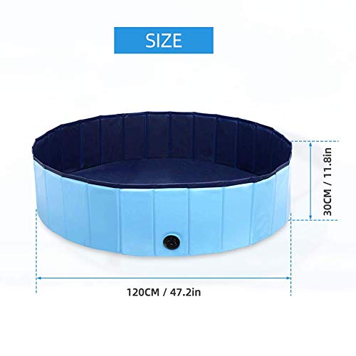 Achort PVC Pet Dog Pool Pet Dog Swimming Pool Portable Foldable P...