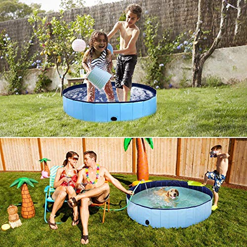 Achort PVC Pet Dog Pool Pet Dog Swimming Pool Portable Foldable P...