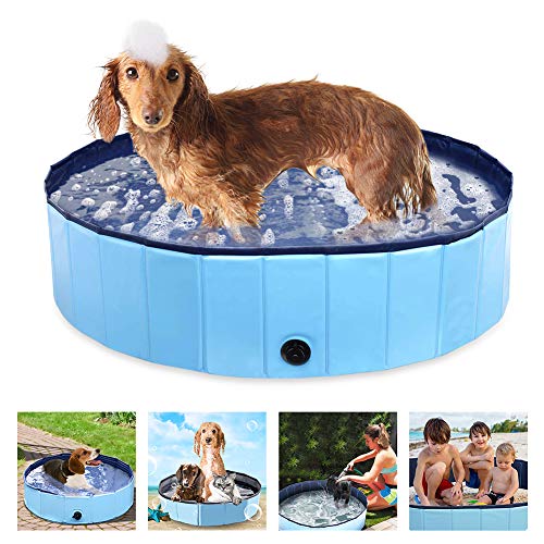 Achort PVC Pet Dog Pool Pet Dog Swimming Pool Portable Foldable P...