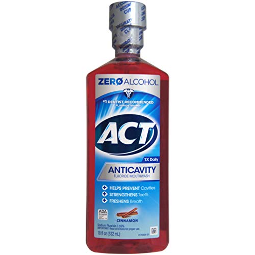 ACT Anticavity Fluoride Rinse Cinnamon 18 oz