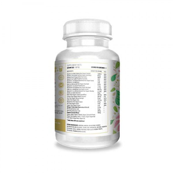 Actif Organic Prenatal Vitamin with 25+ Organic Vitamins, 100% Na...