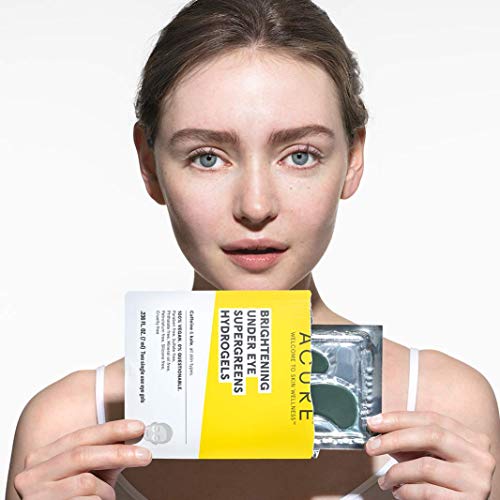 ACURE Brightening Under Eye Super Greens Hydrogels | 100% Vegan |...