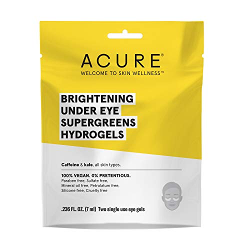 ACURE Brightening Under Eye Super Greens Hydrogels | 100% Vegan |...