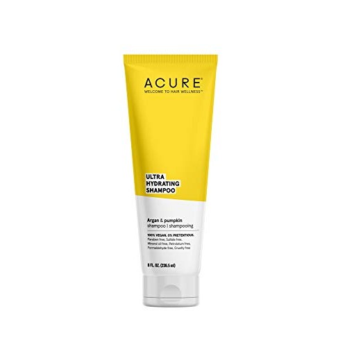 Acure Ultra Hydrating Shampoo 100% Vegan, Ultra Hydrating Moistur...