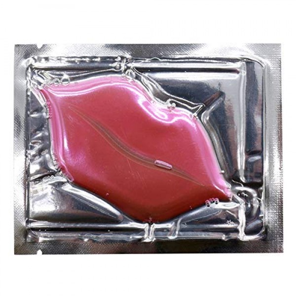 Adofect 30 Pieces Collagen Crystal Lip Masks, Collagen Lip Pads G...
