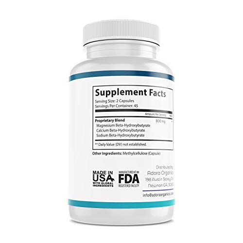 Keto BHB Diet - 800mg - Excellent Fat Burner Supplement - Ketosis...