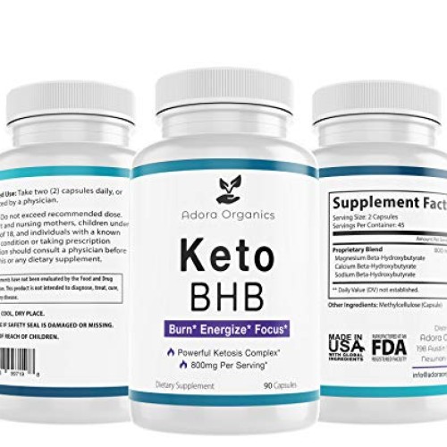 Keto BHB Diet - 800mg - Excellent Fat Burner Supplement - Ketosis...
