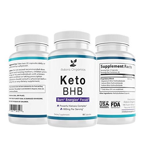 Keto BHB Diet - 800mg - Excellent Fat Burner Supplement - Ketosis...