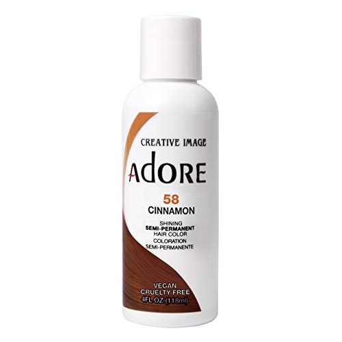 Adore Semi-Permanent Haircolor #058 Cinnamon 4 Ounce 118ml 3 P...