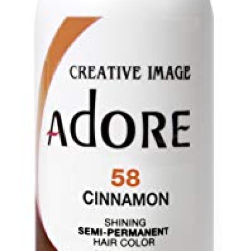 Adore Semi-Permanent Haircolor #058 Cinnamon 4 Ounce 118ml 3 P...