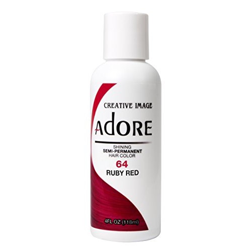 Adore Semi-Permanent Haircolor #064 Ruby Red, 4 Ounce 118ml