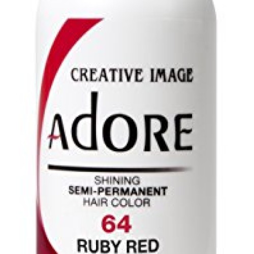 Adore Semi-Permanent Haircolor #064 Ruby Red, 4 Ounce 118ml