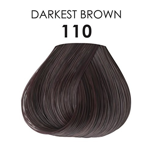 Adore Semi-Permanent Haircolor #110 Darkest Brown 4 Ounce 118ml...