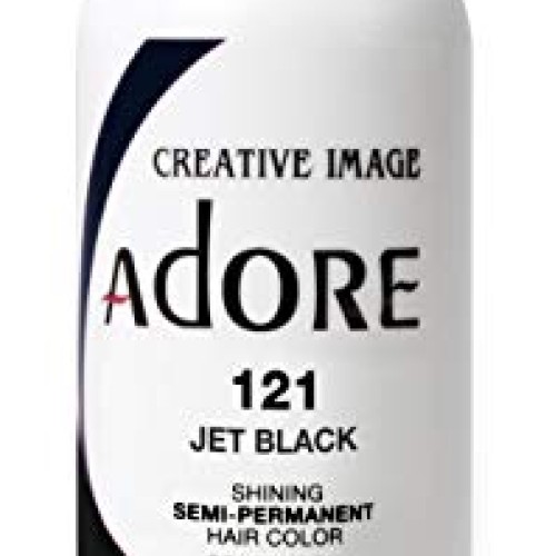 Adore Semi-Permanent Haircolor #121 Jet Black 4 Ounce 118ml 3 ...