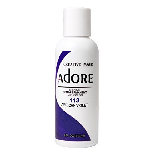 Adore Shining Semi Permanent Hair Colour, 113 African Violet by A...