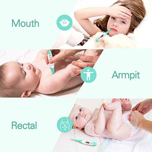 Digital Thermometer, Clinical Fever Medical Thermometer for Oral,...