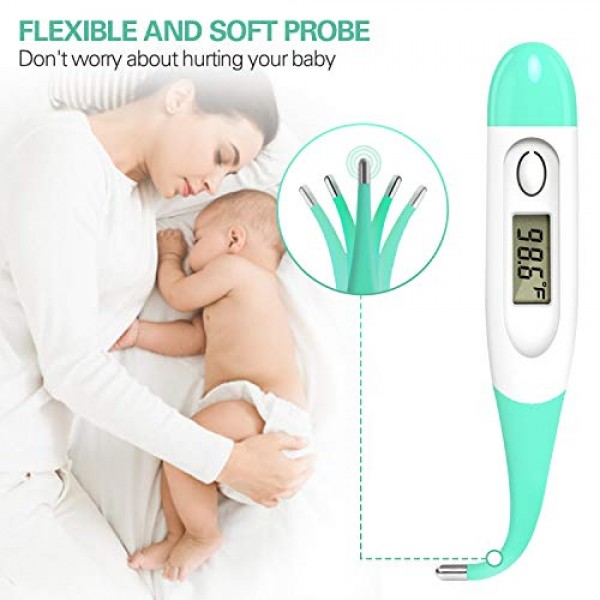 Digital Thermometer, Clinical Fever Medical Thermometer for Oral,...