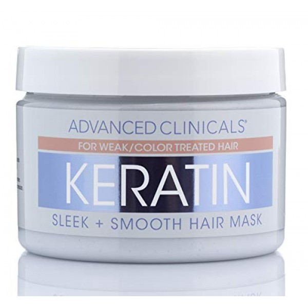 Advanced Clinicals Keratin Hair Treatment Mask for Color Treated ...