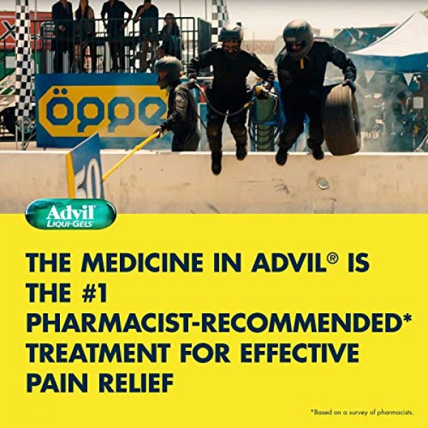 Advil Pain Reliever and Fever Reducer, Solubilized Ibuprofen Mg, ...