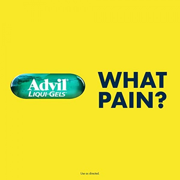 Advil Pain Reliever and Fever Reducer, Solubilized Ibuprofen Mg, ...