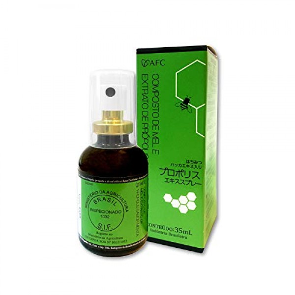 AFC Japan Brazilian Green Propolis Extract with Honey Spray, 25% ...