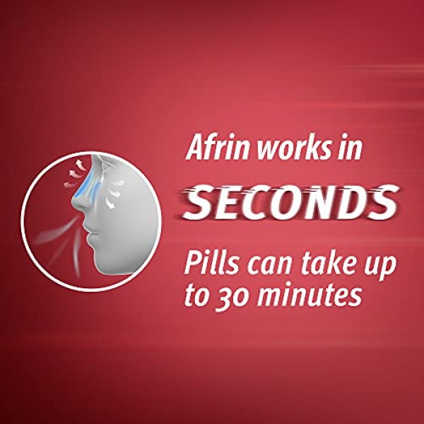 Afrin Original Maximum Strength 12 Hour Nasal Congestion Relief P...