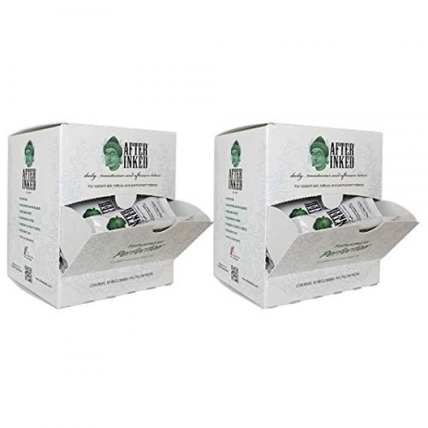 After Inked Tattoo Moisturizer & Aftercare Lotion Pillow Packs di...