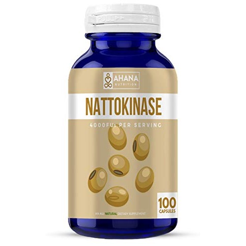 Nattokinase Supplement by Ahana Nutrition - Cardiovascular Health...