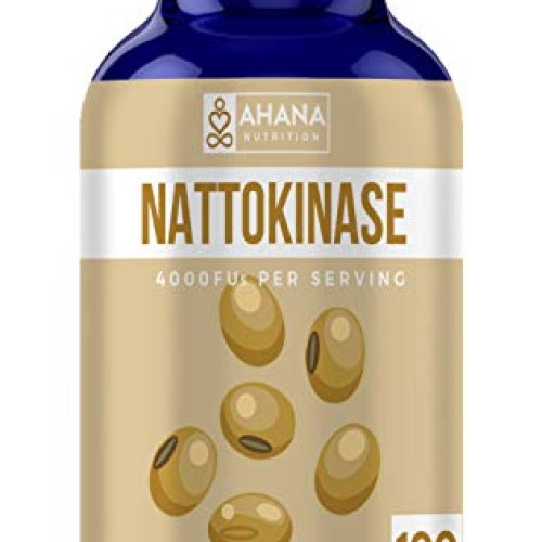 Nattokinase Supplement by Ahana Nutrition - Cardiovascular Health...