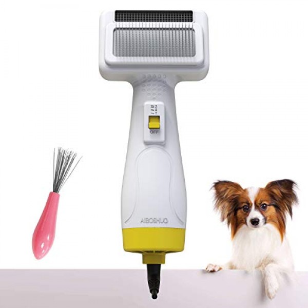 AIBOSHUO Dog Dryer Brush, Dog Dryer Blower for Large Dogs and Sma...