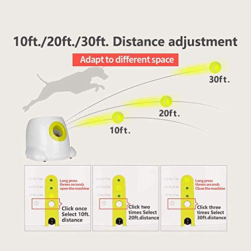 DABMR LDTXH Automatic Ball Launcher Dog Toy Interactive Dog Tenni...